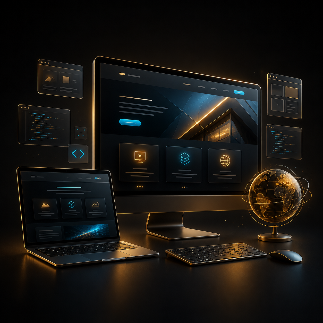 تصميم وتطوير المواقع